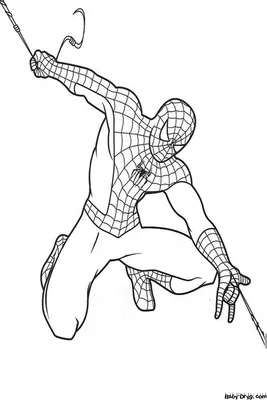 Рисунок Человека-паука карандашом. | Пикабу