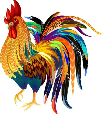 Иллюстрация для детей с изображением птиц, петуха, курицы, цыплят, утки и  утят. Stock Vector | Adobe Stock