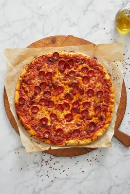 Italian Pepperoni Pizza Recipe - DeLallo
