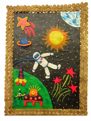 10 поделок про космос для детей: рисуем, лепим, мастерим! | Летние поделки  для детей, Поделки, Глиняные поделки