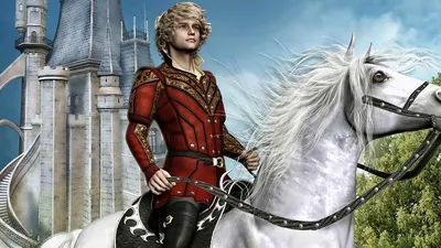 Принц на белом коне картинки