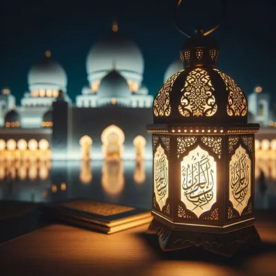 Eid mubarak ramadan greeting card Royalty Free Vector Image