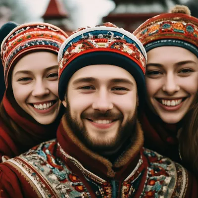 Русские Люди счастливы» — создано в Шедевруме