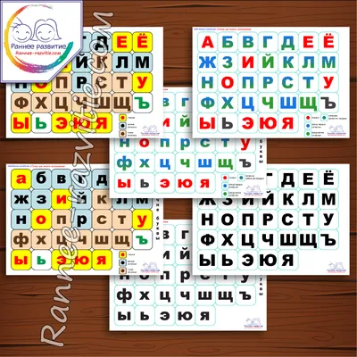 Купить обучающий плакат «Русский алфавит»