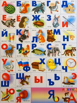 Обучающий плакат \"Русский алфавит\", формат А1 (84,1х59,4 см), без рамки -  купить с доставкой по выгодным ценам в интернет-магазине OZON (828893974)