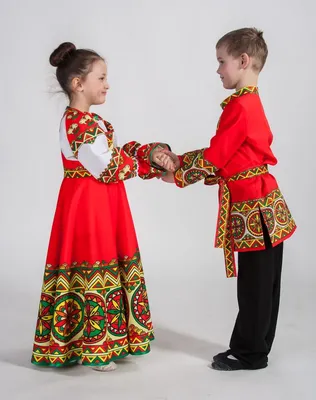 Русский народный костюм «Журавушка» мальчик - Масочка
