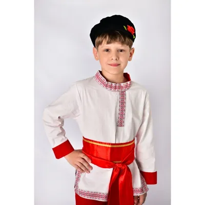 Русский народный костюм для девочки: сарафан, рубашка, рукава на резинке,  кокошник (Россия) купить в Краснодаре