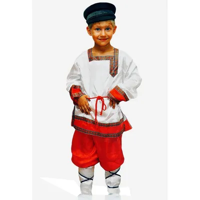 Купить русский народный костюм Василиса для девочки детский, цены на  Мегамаркет | Артикул: 100042397384