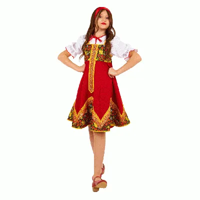 Gala-Вальс Русский народный костюм сценический карнавальный