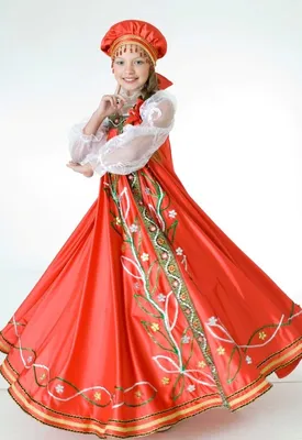 Женский русский народный костюм …» — создано в Шедевруме
