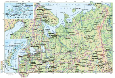 Север и северо-запад Европейской части России - Россия и регионы России -  Бесплатные векторные карты | Каталог векторных карт