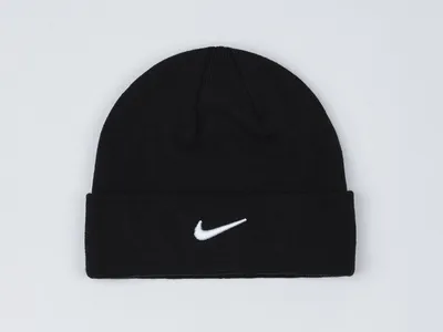 Шапка Nike цвет Черный купить по цене 590 рублей в интернет-магазине  vgg.outmaxshop.ru с доставкой ☑️