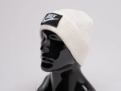 Шапка Nike цвет Белый купить по цене 590 рублей в интернет-магазине  outmaxshop.ru с доставкой ☑️