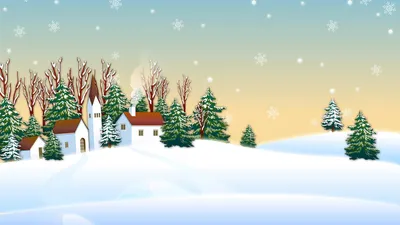 Скачать обои Праздники Richard Burns, Новый год, Рождество, зима, домик в  горах на рабочий стол 1280x1024