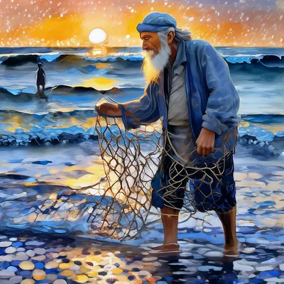 Сказка о рыбаке и рыбке - Александр Пушкин, читать онлайн