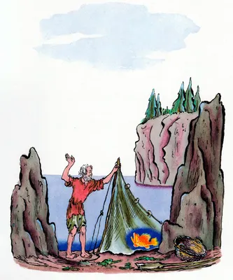Поделка Сказка о рыбаке и золотой рыбке №350783 - «Мой пластилиновый герой»  (13.11.2022 - 07:27)