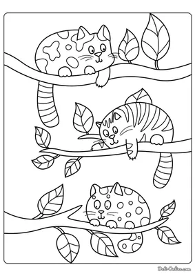 Предпросмотр схемы вышивки «Смешные коты» (№104909) - Вышивка крестом