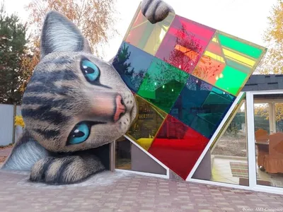 В Ярославле возвели 3D-печатное здание в форме кошки