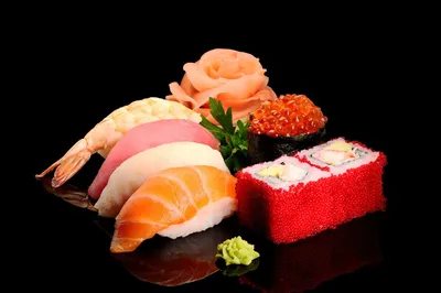 Суши И Булочек — стоковые фотографии и другие картинки Суши - Суши, Белый  фон, Японская кухня - iStock