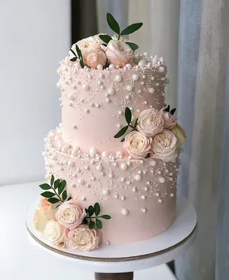 Двухъярусный свадебный торт | КОТ И ТОРТ