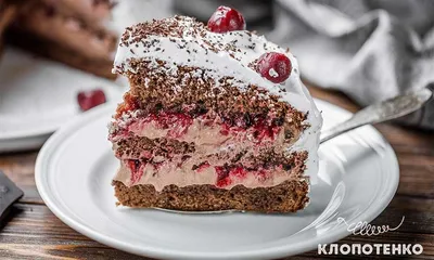Рецепт бисквитного торта с шоколадом и малиной с фото пошагово на Вкусном  Блоге