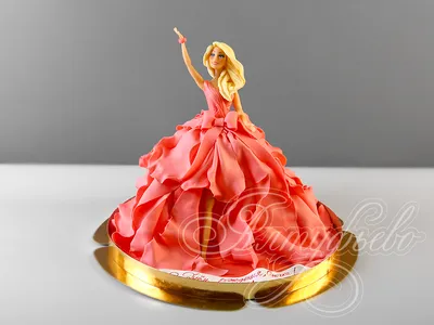 Торт кукла Барби | Custom wedding cake toppers, Wedding cake toppers,  Custom wedding