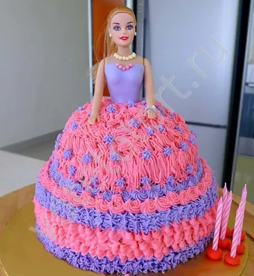 Торт в виде куклы Барби - Кондитерская мастерская Комарист: фото, цена,  купить, доставка