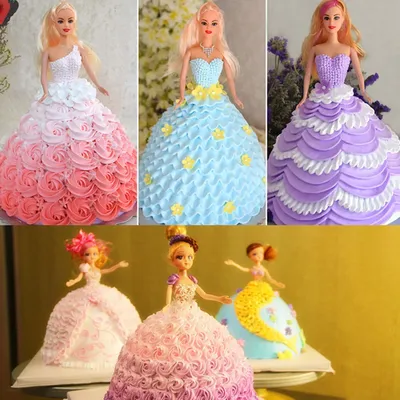 Торты Барби и куклы заказать в Москве по выгодной цене | Кондитерская «На  Большевике»
