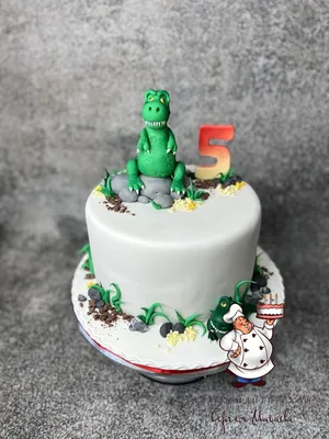 Торт Детский Динозавры с пряниками 1 на заказ в Днепре - Cake Studio  Nonpareil.ua