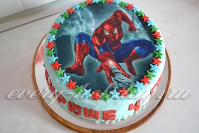 Торт «Человек-паук для близнецов» с доставкой СПб