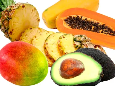 Тропические фрукты для малышей