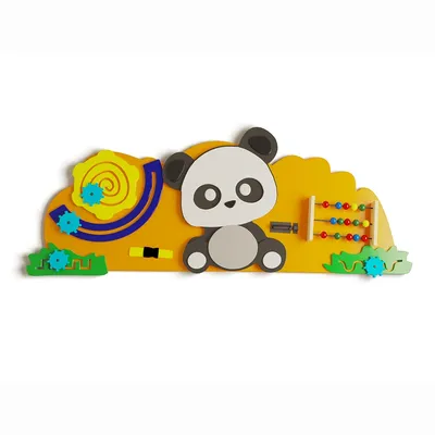 Милая панда, мох, микроландшафт, искусственное украшение, полимерная  смешная панда, детская миниатюра | AliExpress