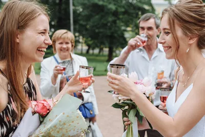 Фотосессия в стиле «Веселая свадьба», фотосъемка Veselaya Svadba -  Фотостудия на Войковской