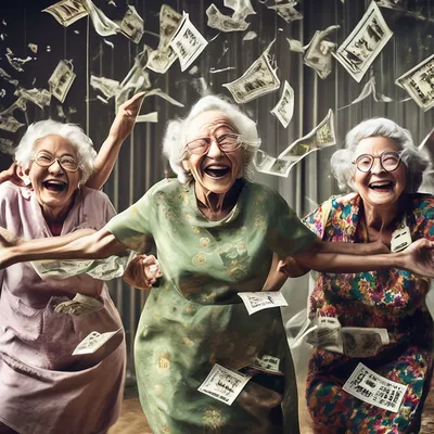 Две счастливые бабушки стоковое изображение. изображение насчитывающей  потеха - 160661381
