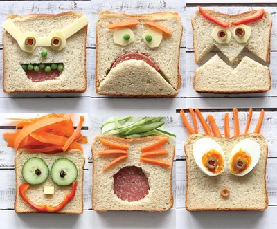Веселые бутерброды для детского праздника | Кот Пиф | Дзен