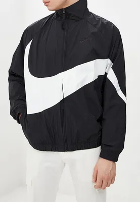 Ветровка Nike SPORTSWEAR MEN'S WOVEN JACKET, цвет: черный, NI464EMDNDD0 —  купить в интернет-магазине Lamoda