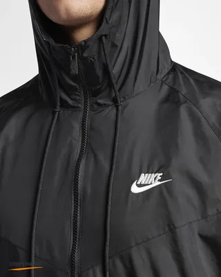 AR2191-010 Ветровка Nike Sportswear Windrunner черный мужчины цвет черный