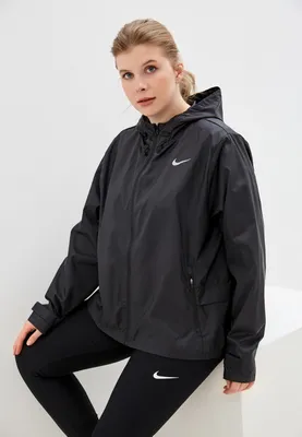 Ветровка Nike W NK ESSENTIAL JACKET PLUS, цвет: черный, NI464EWJOLX6 —  купить в интернет-магазине Lamoda