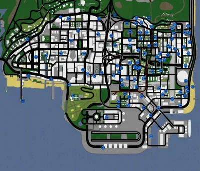Карты GTA San Andreas (граффити, подковы, фото, устрицы, секреты, оружие,  машины, и многое другое) - Форум GTA