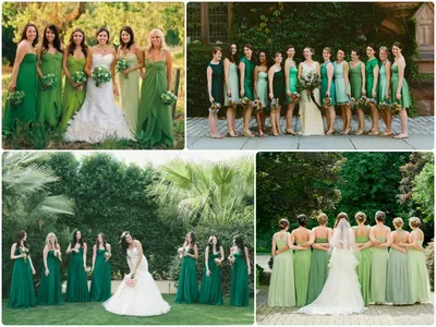 Зеленая свадьба картинки фотографии