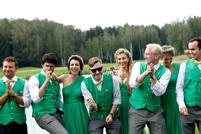 Бело зеленая свадьба - Свадебный декор и флористика Wedart.com.ua