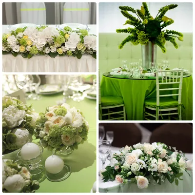 Цвет свадьбы – природная Зелень (Greenery)
