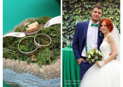 Свадьба в зеленом цвете: оформление от А до Я