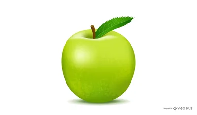 Зеленое яблоко картинка для детей фотографии
