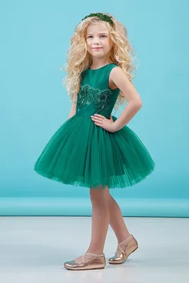 Купить вечернее платье 29231 g зеленого цвета по цене 25500 руб. в Москве в  интернет-магазине Принцесса