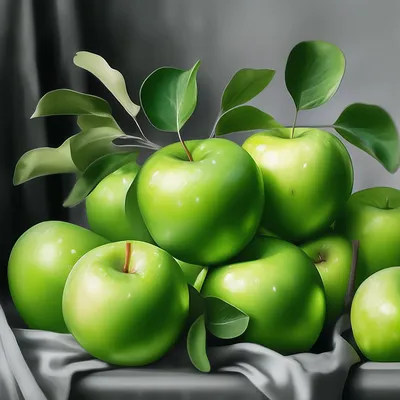 Маленькие зеленые яблоки на белизне Стоковое Фото - изображение  насчитывающей плодоовощ, добросердечно: 59610230