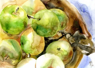 Эксперимент: Зеленые яблоки. Есть ли жизнь?