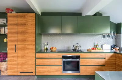 Зеленая кухня, дизайн интерьера , фото - Интернет-журнал Inhomes
