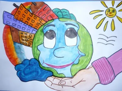 Конкурс рисунков «Зеленая планета глазами детей» — МАДОУ д/с №5 \"Хамнаарак\"  с.Мугур-Аксы