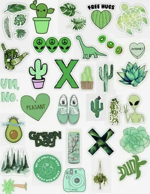 Зеленые рисунки легкие для срисовки - 48 фото